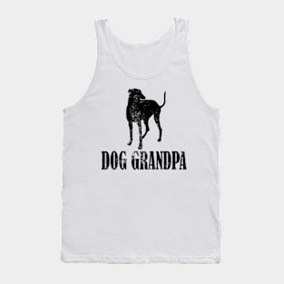 Greyhound Dog Grandpa Tank Top